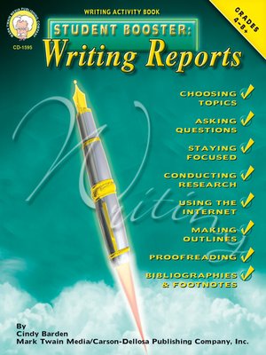 cover image of Writing Reports, Grades 4 - 8